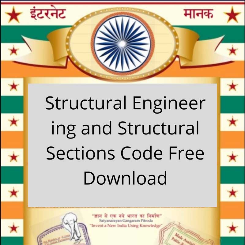  PDF IS Code Structural Engineering And Structural Sections Code 