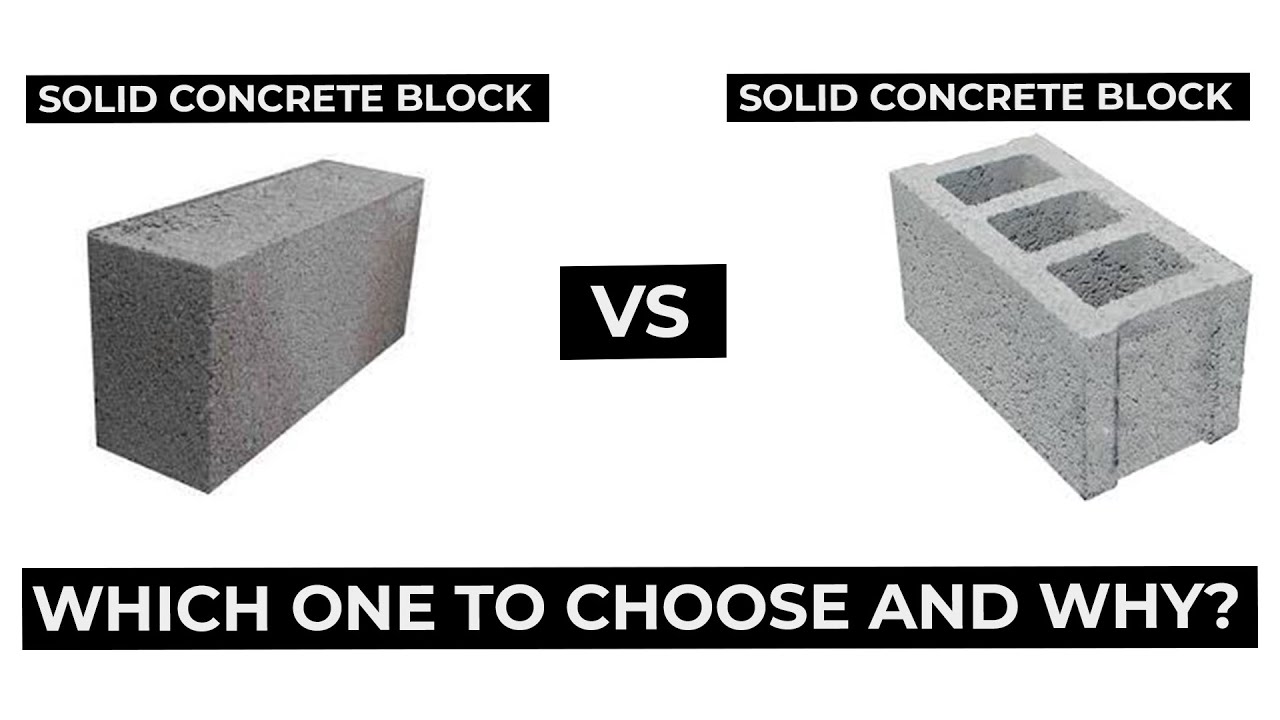 What Are The Differences Between Concrete Block, Cinder Block And